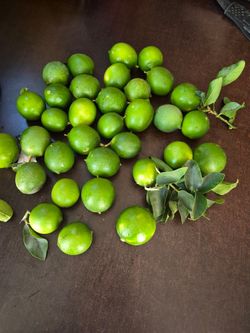 Limones de casa recien cortados