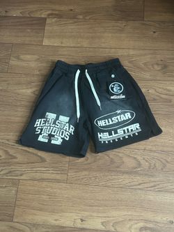 Hellstar Studios Graphic Shorts with Tags