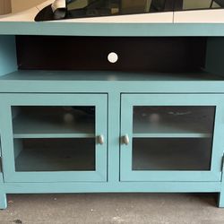 Turquoise TV Stand $40 OBO