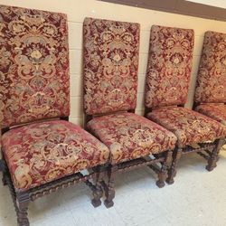 Beautiful High Back Dining Chairs 