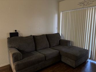 Gray Sectional Sofa with Chaise