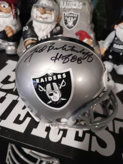 Oakland Raiders Fred Blietnikoff Signed Raiders Speed Mini Helmet