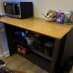 Bamboo Top Bar With Shelving