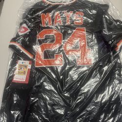 San Francisco Giants Willie Mays in Black 