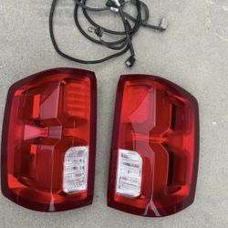 Silverado Led Taillights Oem With Harness 