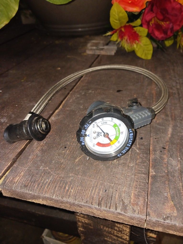 A/C Pro Reusable Hose And Gauge