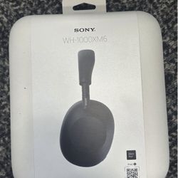 Sony WH-1000XM6 Headphones Black