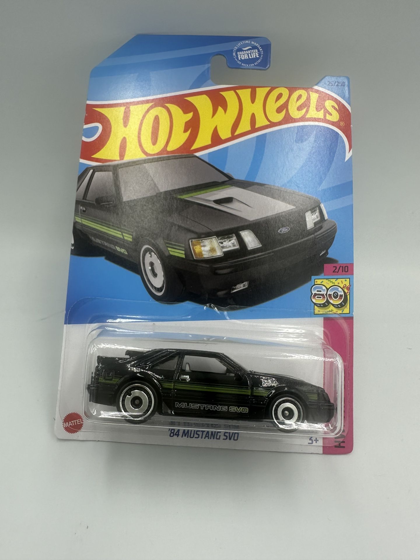 Hot Wheels ‘84 Mustang SVO HW THE 80s 9/10 Super Treasure Hunt