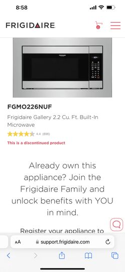Frigidaire Microwave Gallery
