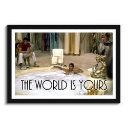 Scarface Poster Frame 20x30 Inch Gangster Narco Movie