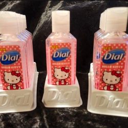 Dial Hello Kitty Hand Sanitizer 2oz. Bottle Travel Size Purse - Backpack Size / Back To School