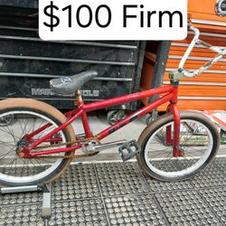 Red Mid School 19.5 Top Tube GT BMX Bike