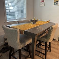 Counter-height Dining Table & Chairs