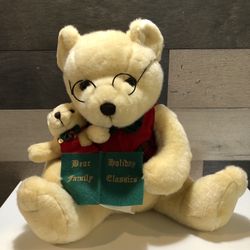 NEW "Bear Family Holiday Classics" Papa Bear & Baby Bear Plushies