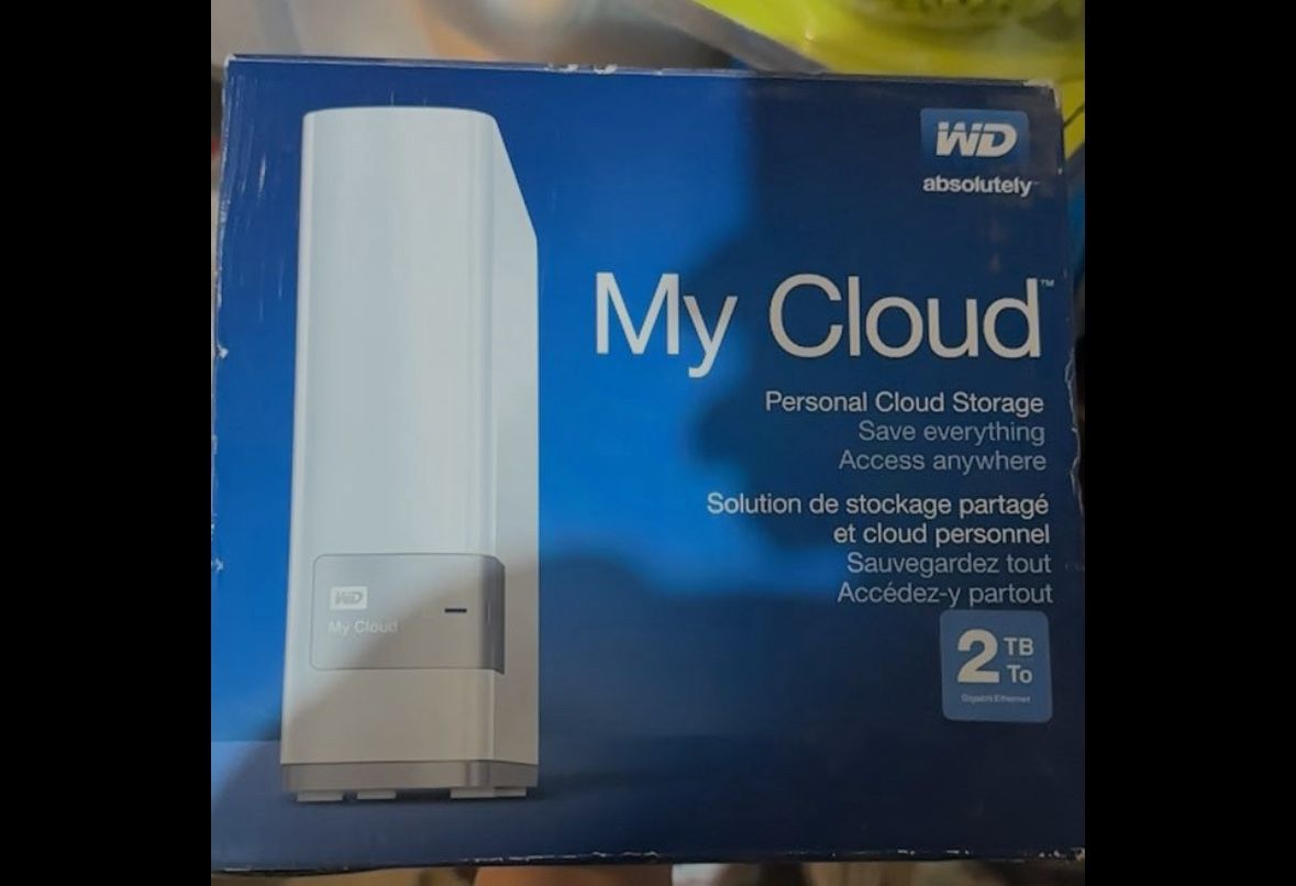 WD Absolutely MY Cloud 2tb external storage