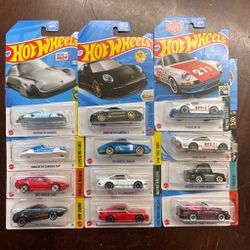hotwheels Porsche lot of 12