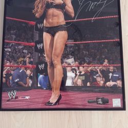 Christy hemme autographed photo 16”20”