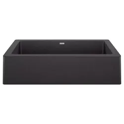 Blanco Vintera 30 in Farmhouse Silgranit Single Bowl Kitchen Sink in Anthracite