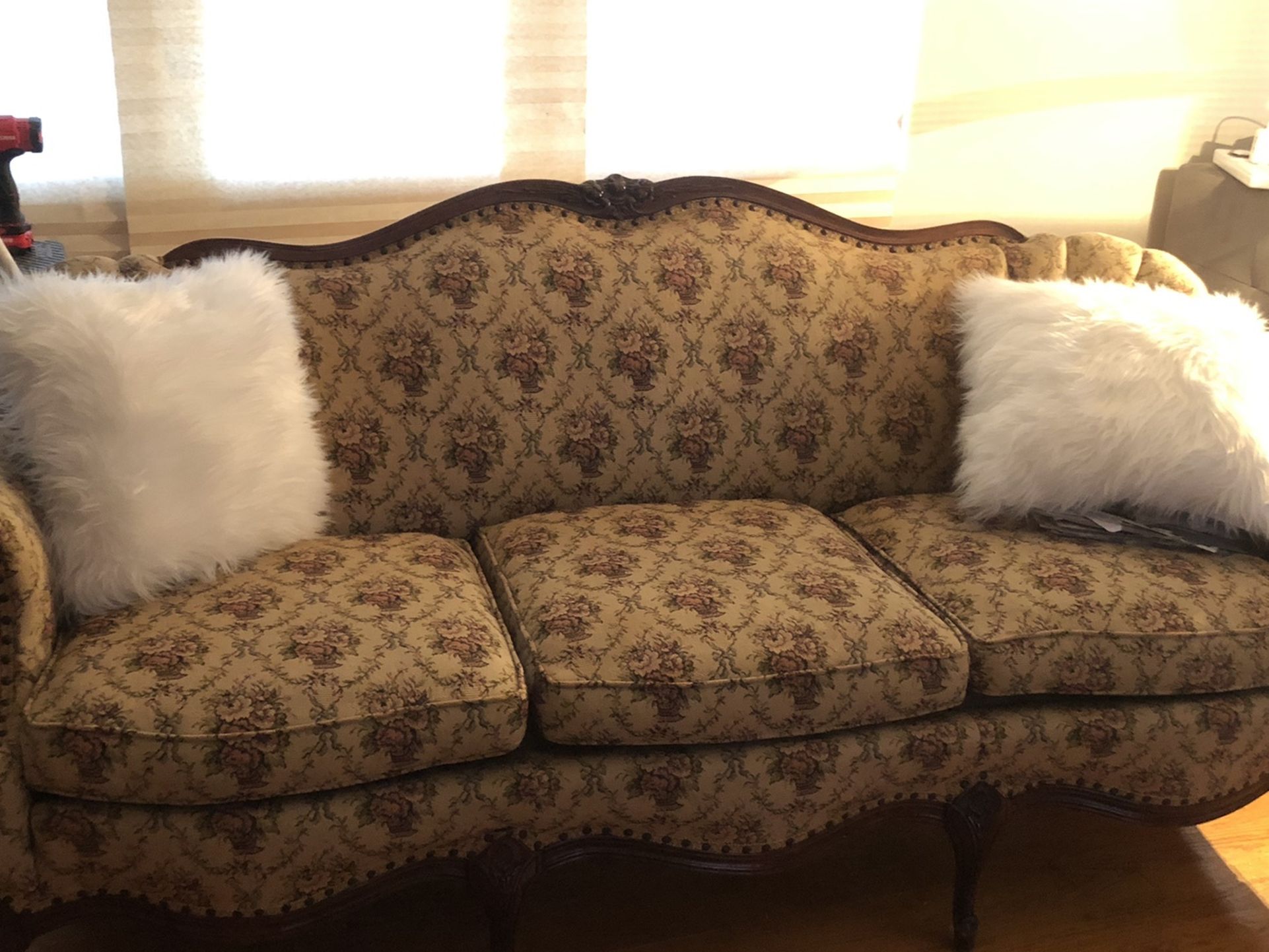 Antique Sofa And Matching Chair