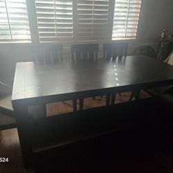 5 Chairs 1 Table 1 Bench Seat