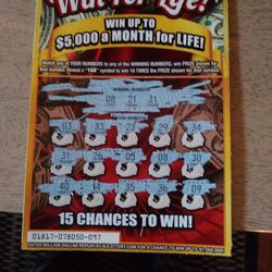 Nj Lotto Scratch Off (Winner)