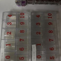 Nail tips / press on set ups