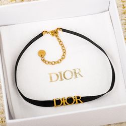 Dior Vintage Ribbon Choker
