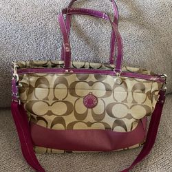 Coach Diaper bag With Wallet 