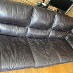 Leather Sofa 