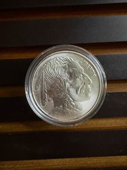 Silver Buffalo 1 troy ounce .999 fine silver round