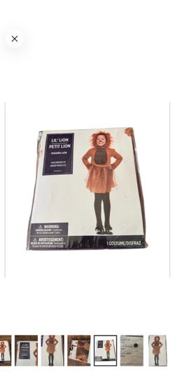 Kids Lion Halloween costume dress size medium