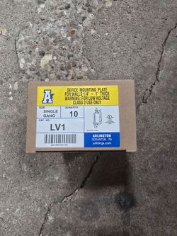 Arlington LV1 Single Gang Low Voltage Bracket - 10 Pack