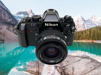 📸 Tested & Working Nikon N2020 35mm Film SLR + AF Nikkor 35-70mm Lens Kit