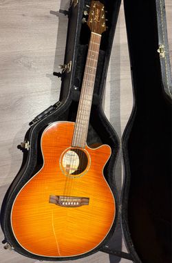 Takamine Acoustic-Electric Guitar w/ Hard Case