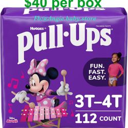 Pull Ups Size 3-4T Girls
