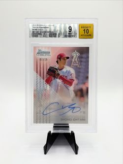 2022 Bowman Sterling - STRLNG.TEK AUTO Rose Gold Shohei Ohtani