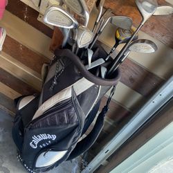 Calloway gulf bag and clubs in great shape! 