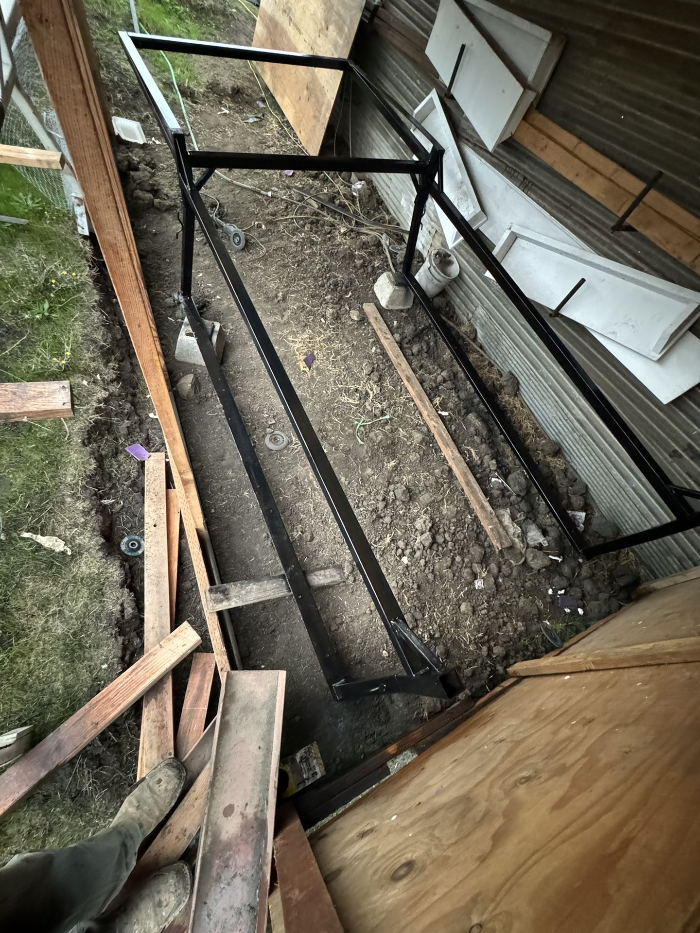 Square Pipe Lumber Rack For Ford 250 8ft Bed Single Cab