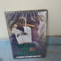 Seattle Mariners Edgar Martinez "YOU GOTTA LOVE THIS GUY" DVD. Factory Sealed