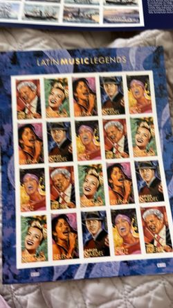 Stamps Latin music legends
