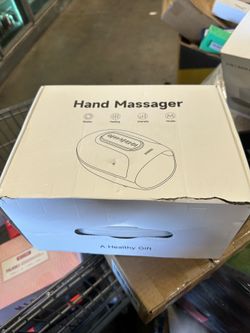[266]. Hand Massager for Arthritis and Carpal Tunnel Relief, Cordless Hand Massager with Heat & Targeted Palm Kneading Rollers Massage, Mothers Day Bi