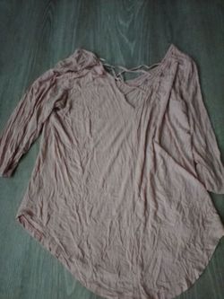 Pink back out shirt