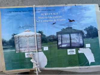10’x10’ screen kit gazebo cover