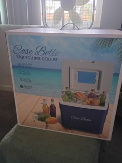Cose Belle 32QT Rolling Cooler
