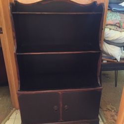 Cabinet With Shelves & Storage For Books 