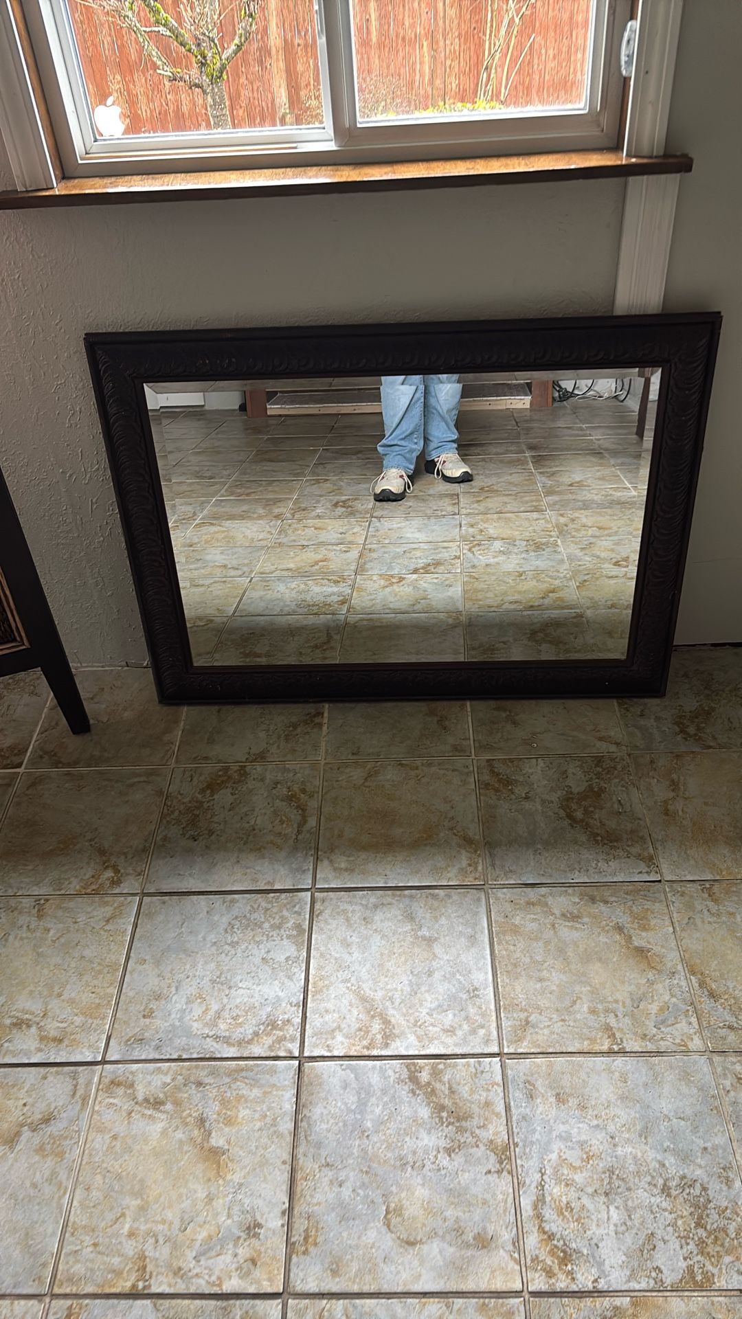 One 4x3 Mirror… Solid Wood…