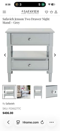 2 Safavieh Jenson Night stands