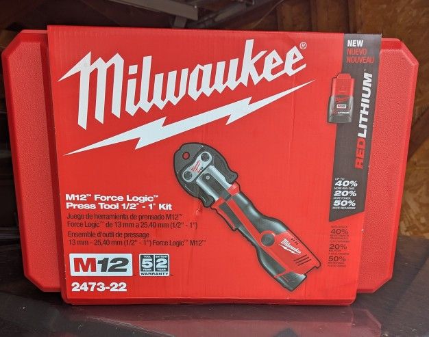 Milwaukee M12 Force Logic Pro Press