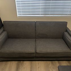 Grey Pullout Couch ($125 TODAY ONLY)