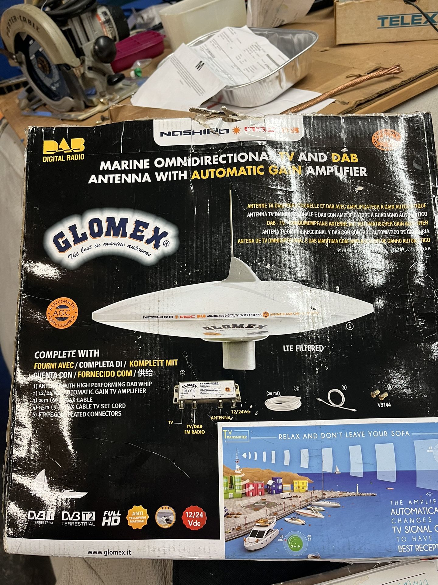 Glomex Boat TV Antenna $50